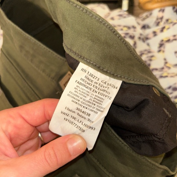 Lee Olive Green relaxed fit mid rise Straight leg Jeans - Picture 7 of 7